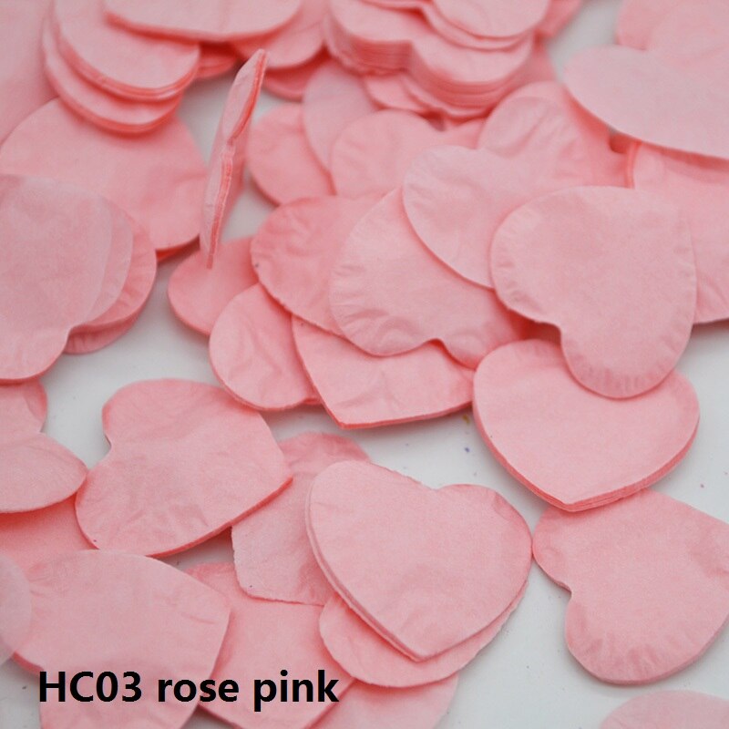 heart shaped paper confetti, view 19 - MRSLM