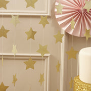 Paper star party garland, view 15 - MRSLM