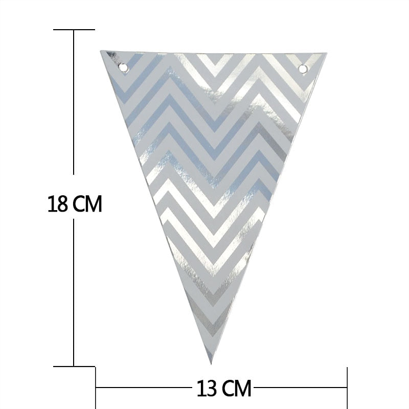 Flag Paper Board Garland Banner