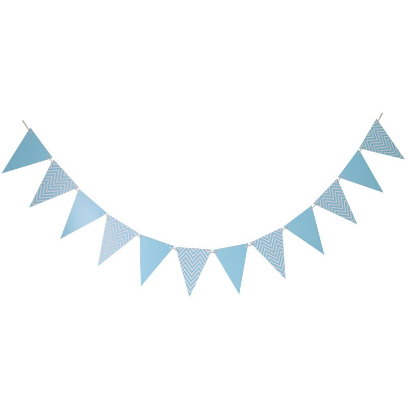 paper flag garland banner, view 5 - MRSLM