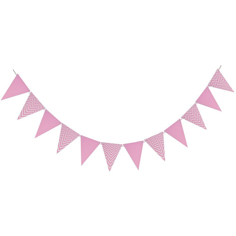 paper flag garland banner, view 6 - MRSLM