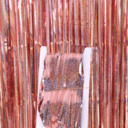 glittering metallic fringe curtain, view 9 - MRSLM