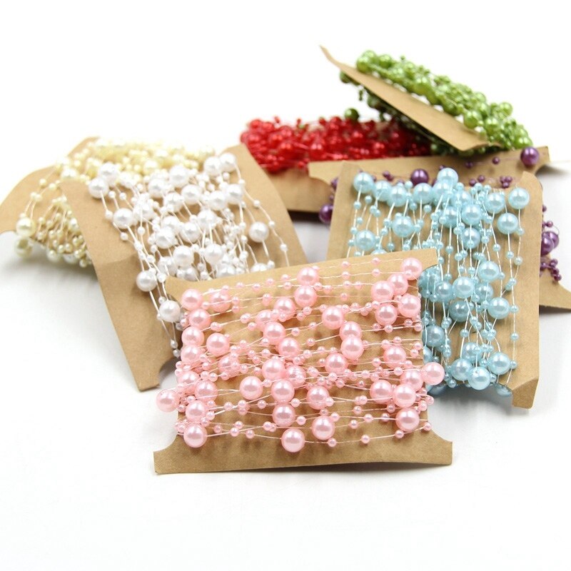 pearl bead chain garland, view 12 - MRSLM