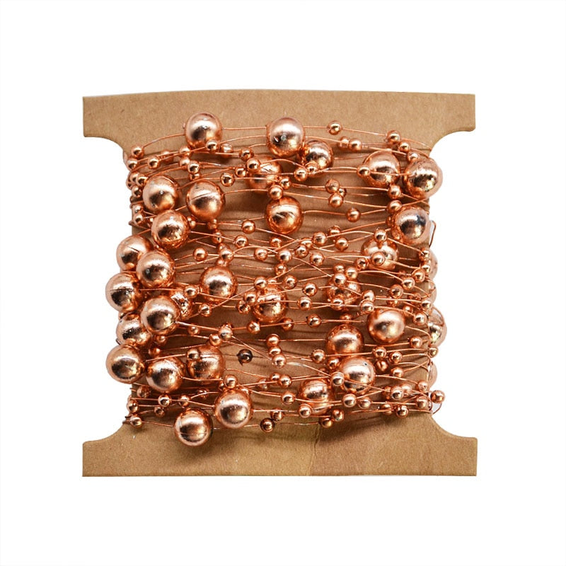 pearl bead chain garland, view 3 - MRSLM
