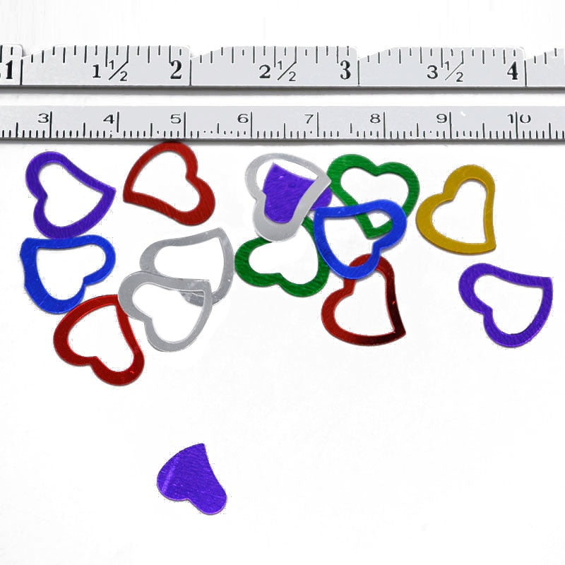 heart shape confetti, view 12 - MRSLM