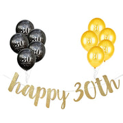 Milestone birthday garland with balloons, view 6 - MRSLM