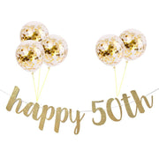 Milestone birthday garland with balloons, view 9 - MRSLM