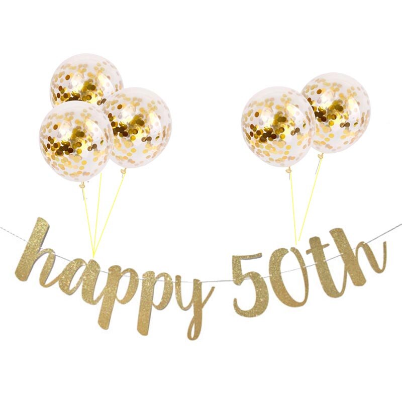 Milestone birthday garland with balloons, view 9 - MRSLM