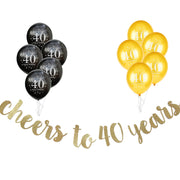 Milestone birthday garland with balloons, view 15 - MRSLM