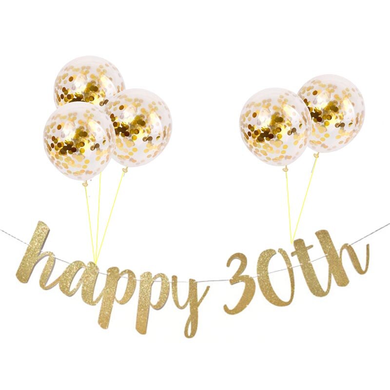 Milestone birthday garland with balloons, view 21 - MRSLM