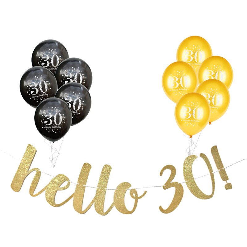 Milestone birthday garland with balloons, view 22 - MRSLM