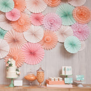honeycomb tissue paper fan, view 30 - MRSLM
