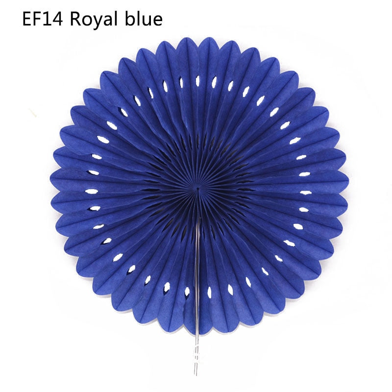 honeycomb tissue paper fan, view 5 - MRSLM