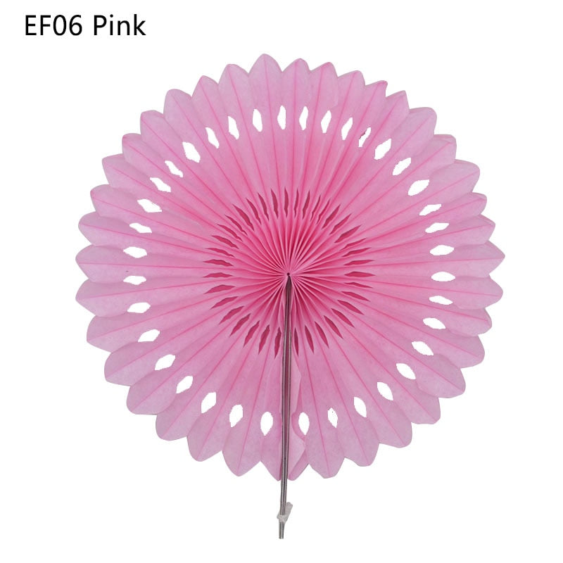 honeycomb tissue paper fan, view 17 - MRSLM