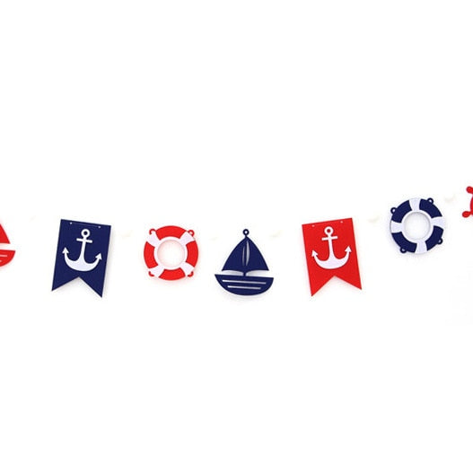 nautical party banner - MRSLM