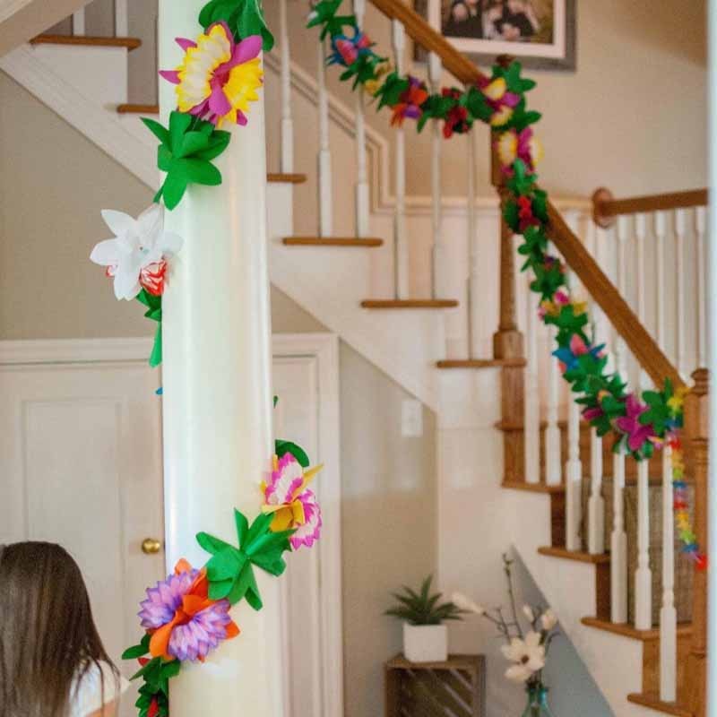 Tropical Flower Garland