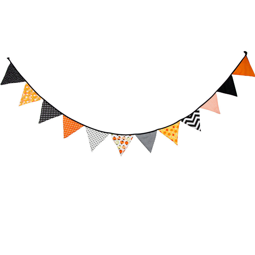 Colorful Cotton Flags Party Banner