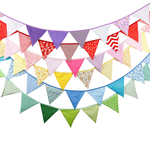 colorful cotton flags party banner - MRSLM