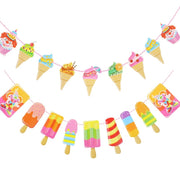ice cream paper garland - MRSLM