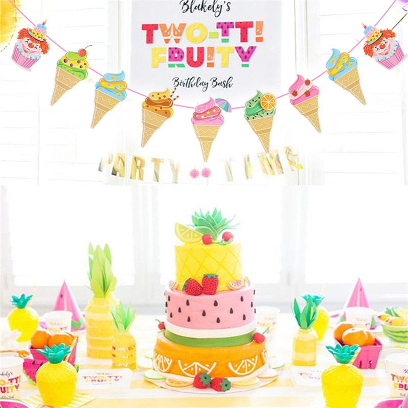 ice cream paper garland, view 7 - MRSLM