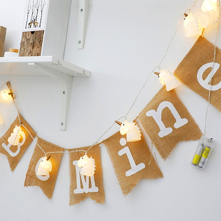 Unicorn Design Wireless Hanging LED Fairy Lights