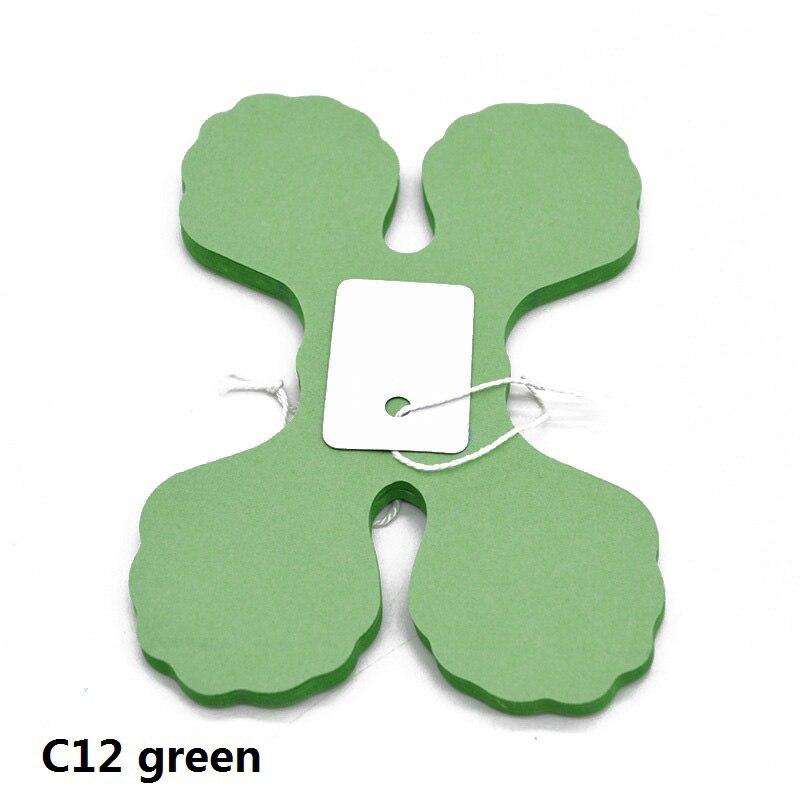 four leaf clover paper garland, view 5 - MRSLM