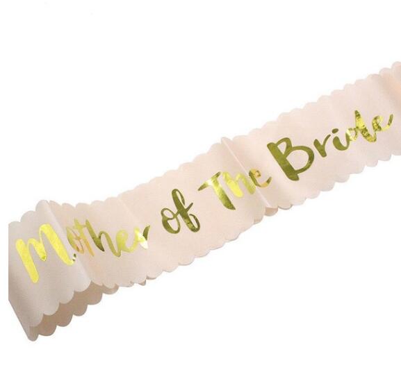 rose gold bachelorette sash, view 2 - MRSLM