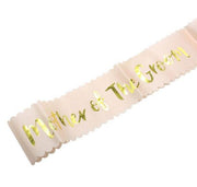 rose gold bachelorette sash, view 3 - MRSLM