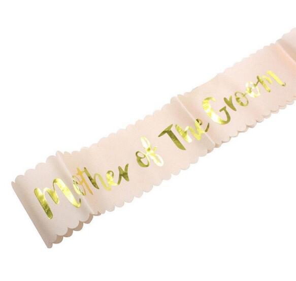 rose gold bachelorette sash, view 3 - MRSLM