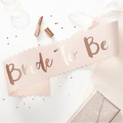 rose gold bachelorette sash, view 5 - MRSLM