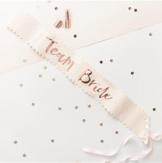 rose gold bachelorette sash, view 7 - MRSLM