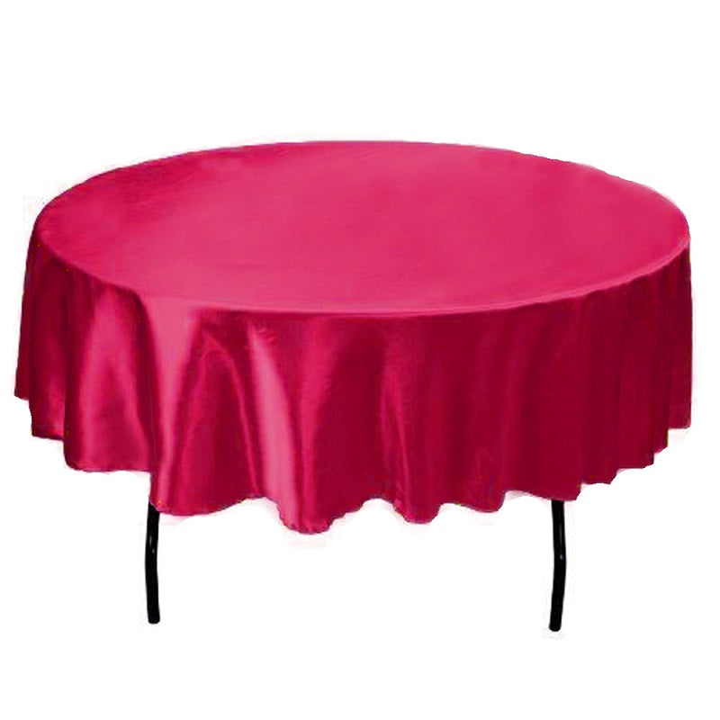 round satin tablecloth, view 23 - MRSLM