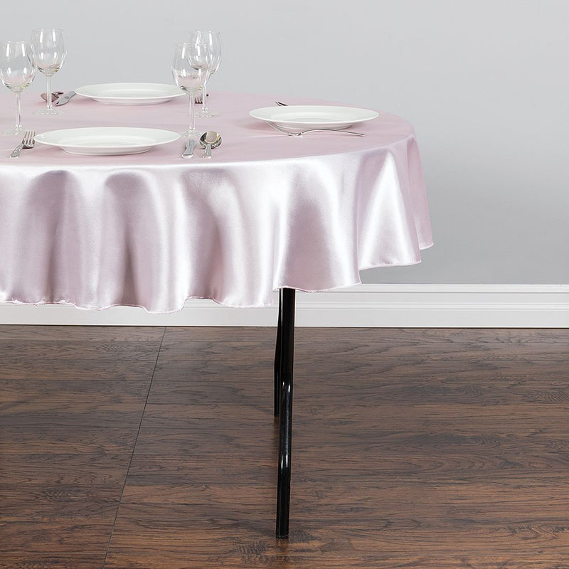 round satin tablecloth - MRSLM
