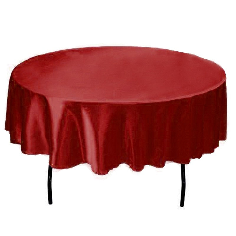 round satin tablecloth, view 7 - MRSLM