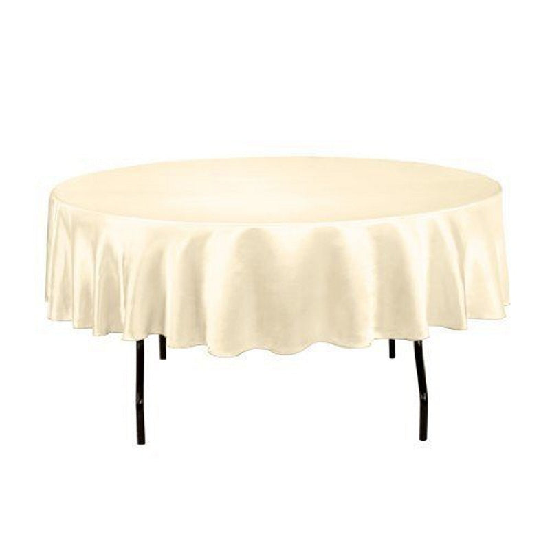 round satin tablecloth, view 19 - MRSLM