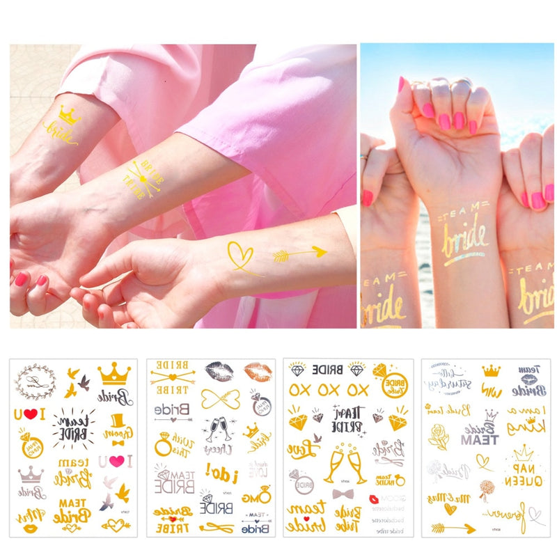 bachelorette party tattoo stickers, view 28 - MRSLM