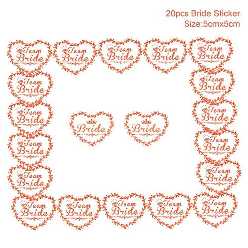 bachelorette party tattoo stickers, view 4 - MRSLM