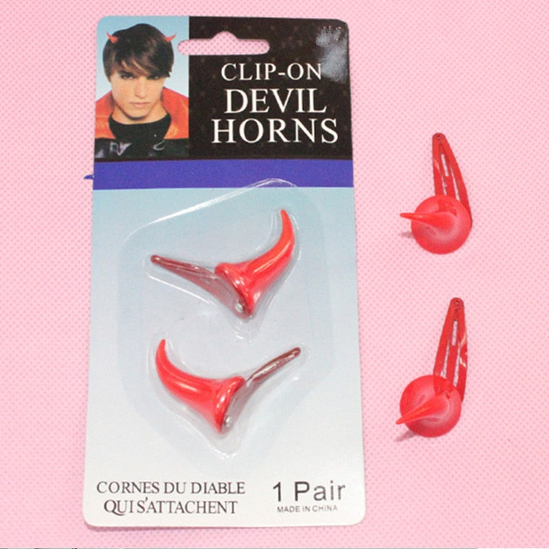 clip-on devil horns, view 3 - MRSLM