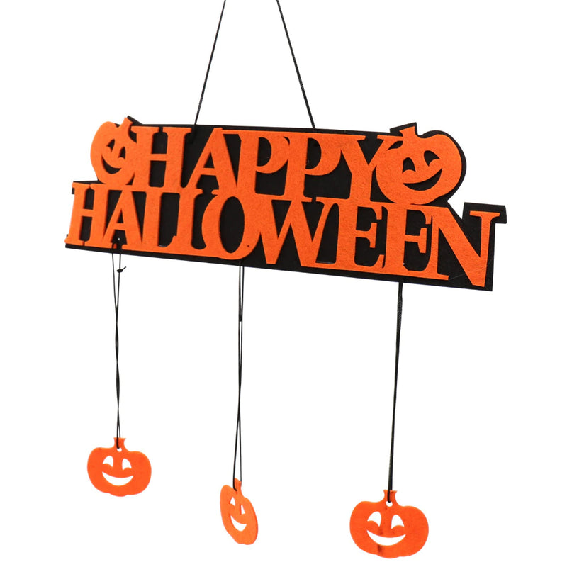Halloween party fabric banner - MRSLM
