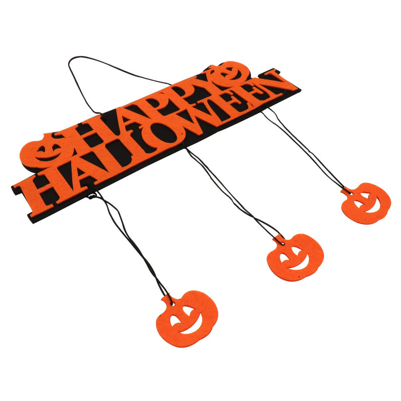 Halloween party fabric banner, view 5 - MRSLM