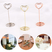 heart shaped metal photo clips, view 9 - MRSLM