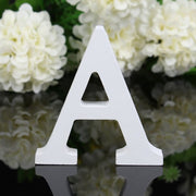 white wooden decorative letter, view 6 - MRSLM