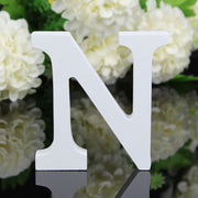 white wooden decorative letter, view 12 - MRSLM