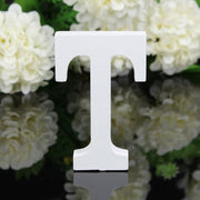 white wooden decorative letter, view 17 - MRSLM