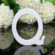 white wooden decorative letter, view 24 - MRSLM