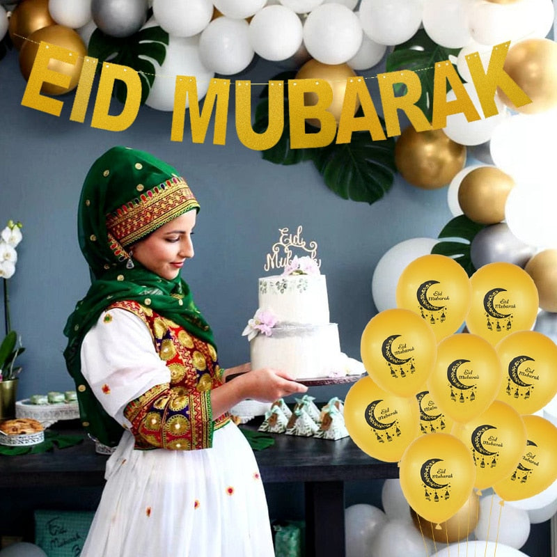 Eid decorative balloons set, view 28 - MRSLM