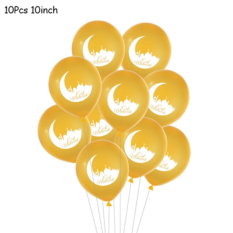 Eid decorative balloons set, view 3 - MRSLM