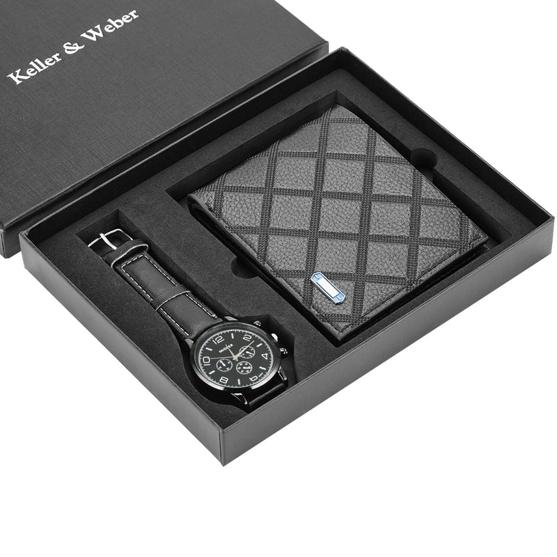 Men's watch and wallet gift set - MRSLM