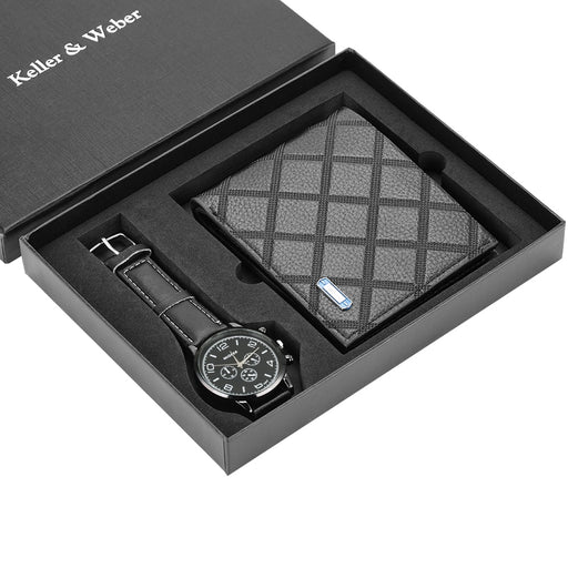Men's watch and wallet gift set - MRSLM