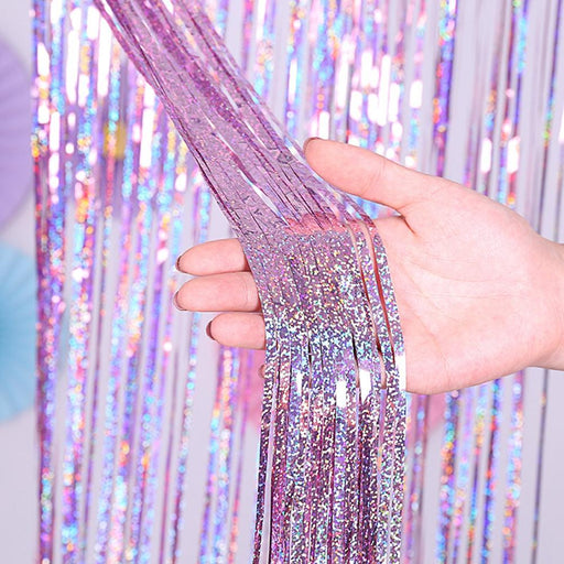 party fringe foil curtain - MRSLM